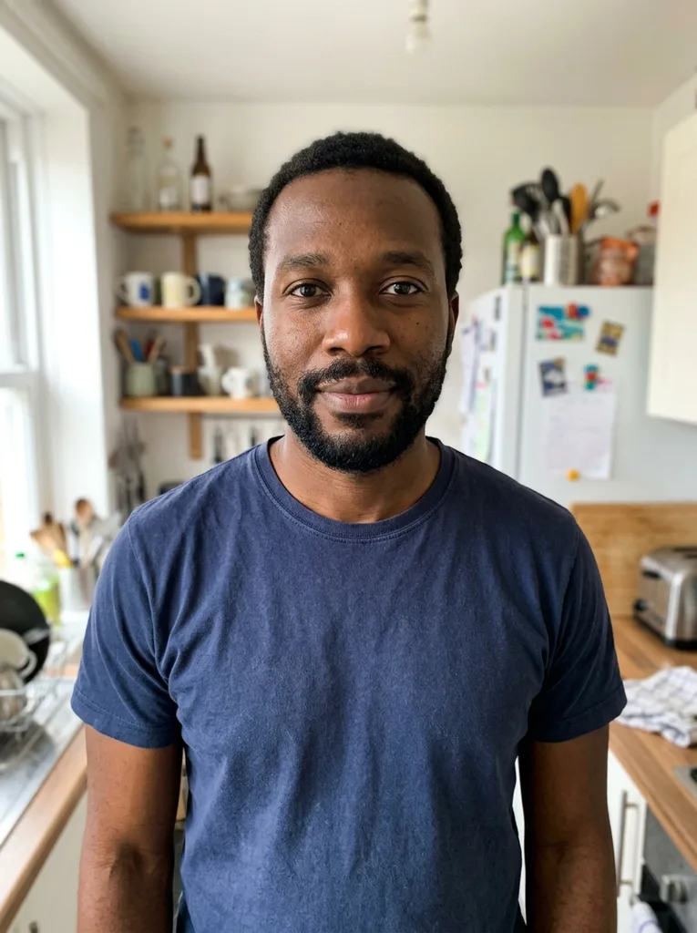 Original photo: Man in his mid 30s with a beard: Doctor / Healthcare + Clinic Bright